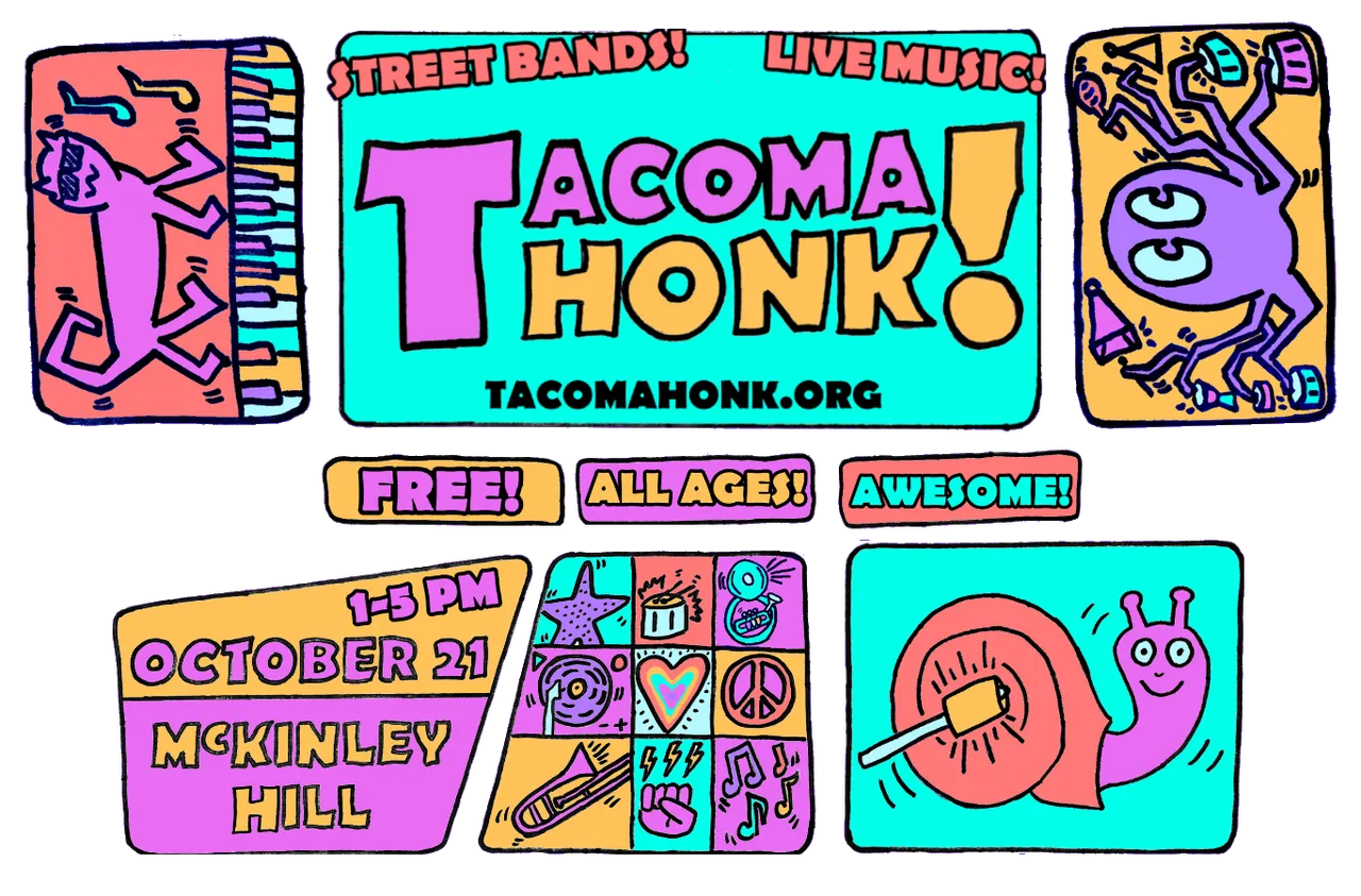 Tacoma HONK! | 1-5PM | October 21 | McKinley Hill